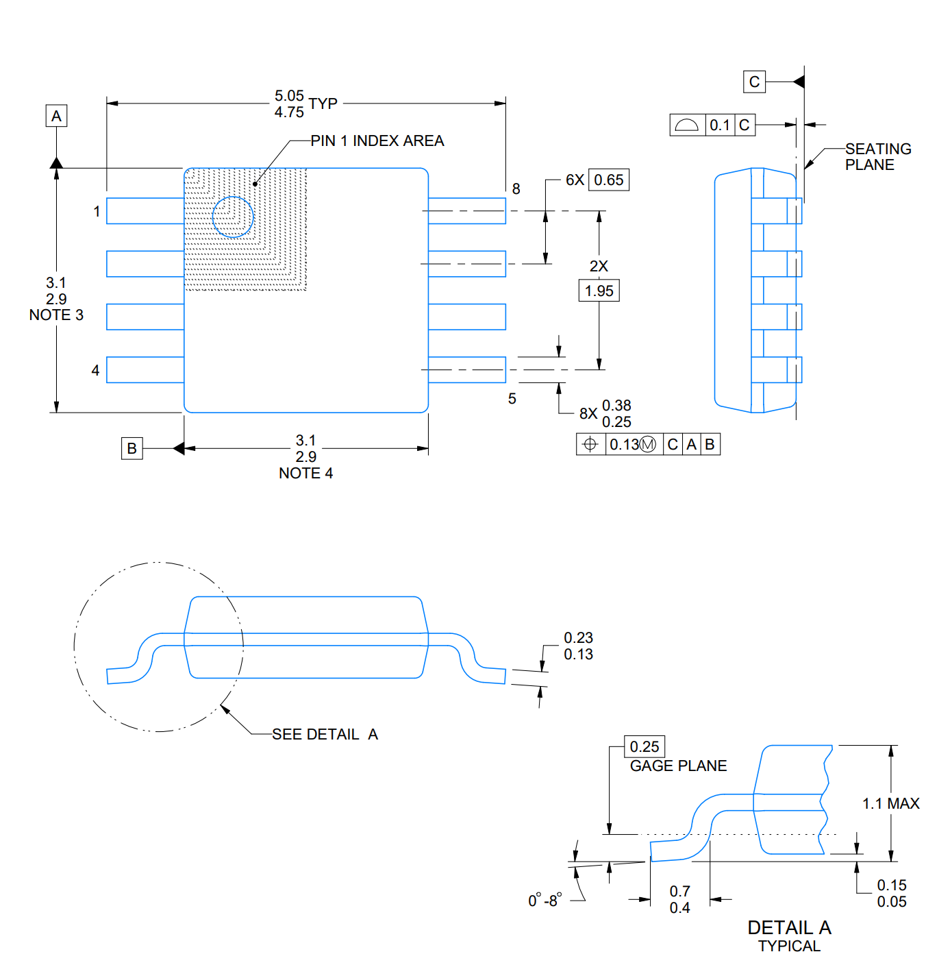 MSOP-8 package MSOP-8 package