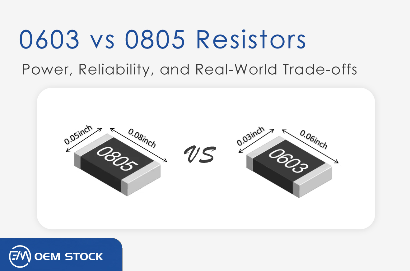 0603 vs 0805 Resistors: Power, Reliability, and Real-World Trade-offs