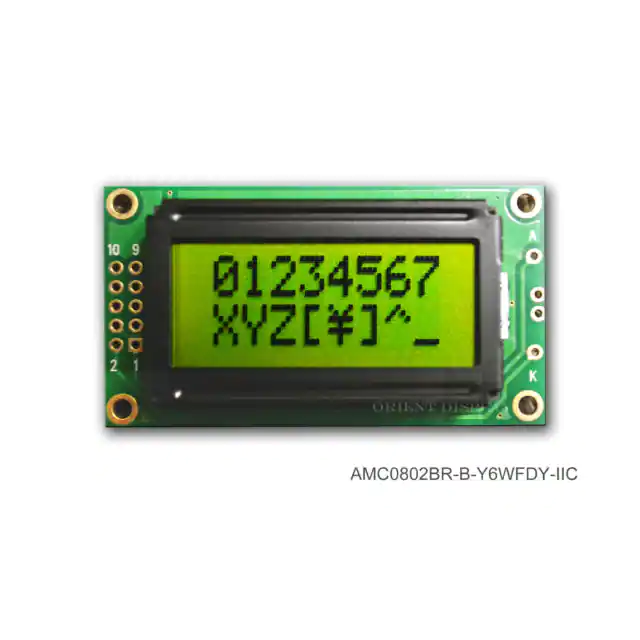 AMC0802BR-B-Y6WFDY-I2C ORIENT DISPLAY
